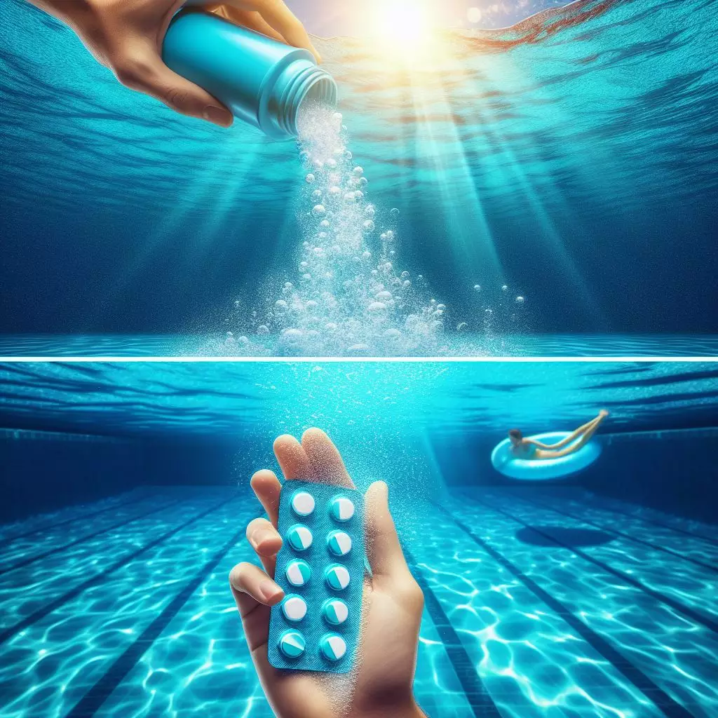 pool chlorine tablets