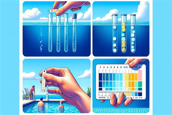 Measuring chlorine levels in swimming pools